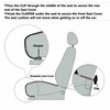 OGLAND 2 Pack Fluffy Genuine Australia Sheepskin Car Seat Cover