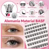 96 Pzs Pestañas Postizas Kit Completo Rosa Chicle Moonstone