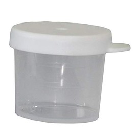 60x Schnappdeckeldose Laboratory Measuring Jug with Scale 6ml