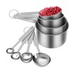 8 Piece Measuring Cup and Spoon Set - Stainless Steel