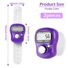 2 Pcs Finger Counters Mini Digital Finger Counter, Counter With