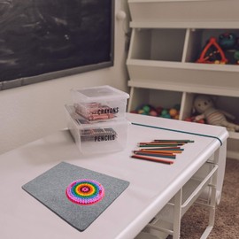 Wool Ironing Mat-Pad Made with 100% New Zealand Wool Pressing Pad Great for Traveling and Quilting Holds Heat When Pressing to Provide Professional Results Ironing Board Cover (Gray, 12.5X17)