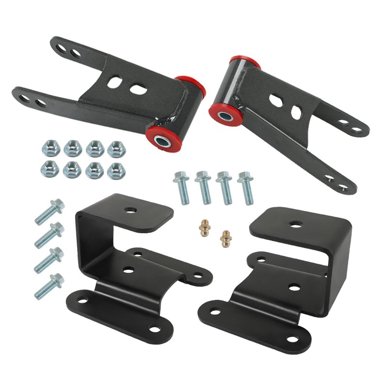 2"-4" Drop Shackles Hangers Lowering Kit Replacement for Ram 2500