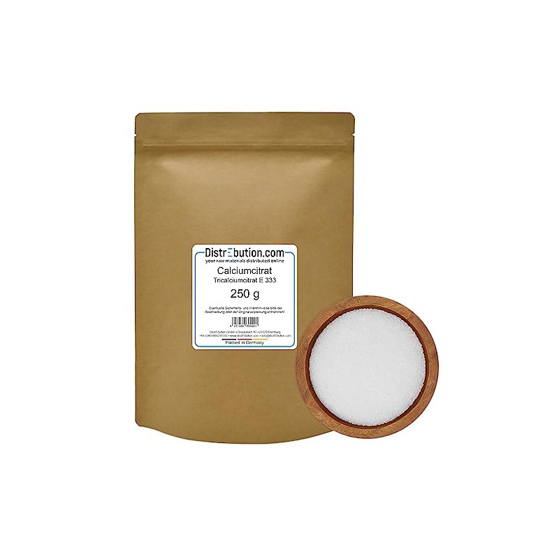 Calcium Citrate Powder 250 g Food Grade E 333 Tricalcium