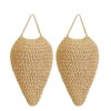 Ginobili 2 Pack Large Crochet Wasp Nest Deterrent Hanging Fake
