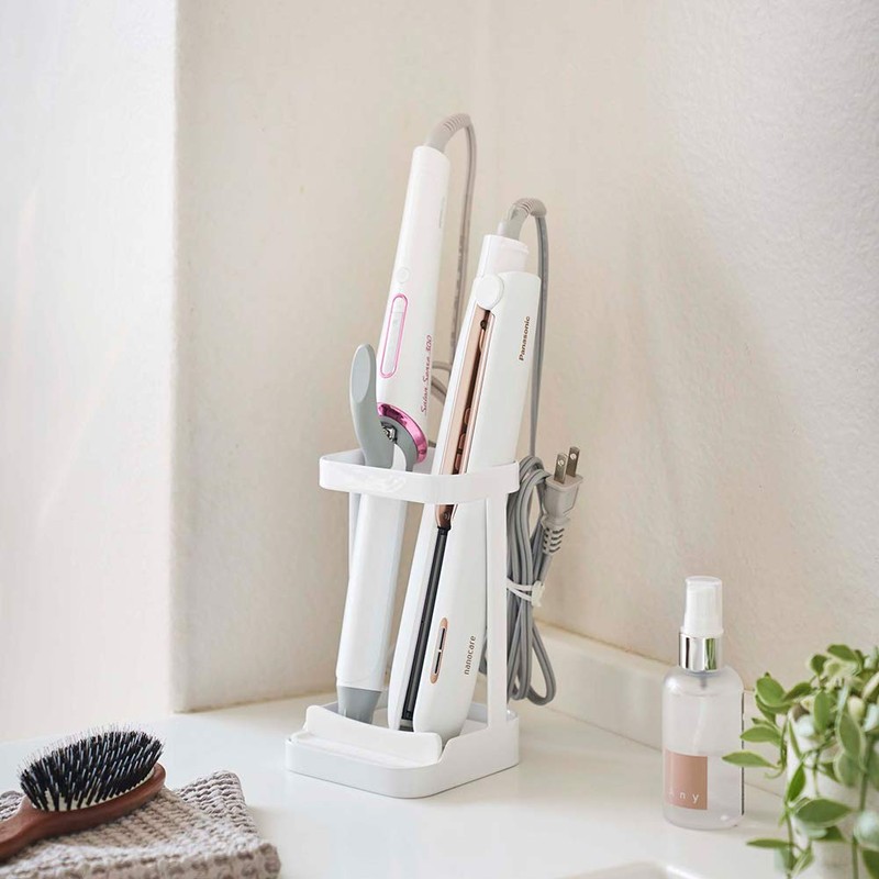 Yamazaki Tower Straightener Holder, White