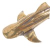 Zerodeko Brass Shark Decor Creative Indoor Tabletop Ornament Unique Shark