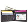 Big Skinny Men's RFID Blocking Bifold Wallet (Black)