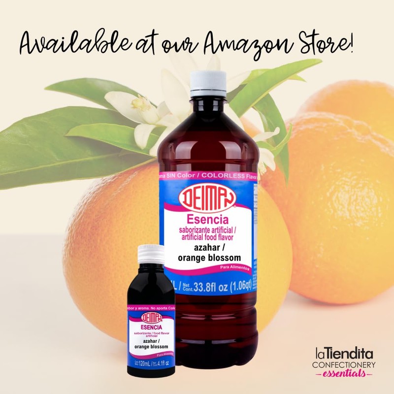Deiman Artificial Food Flavoring Orange Blossom Essence(33.8 fl oz)