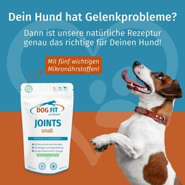 Dog Fit by PreThis® Joints, Joint Nutrients for Large, Medium and Small Dogs, small