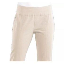 FRESH PRODUCE XSmall Khaki BEIGE SOPHIA Stretch Capri Pants $75 NWT New XS