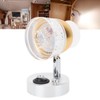 12V-24V LED Dual Heads Spot Light Switch Oval Bedside Reading