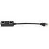 Ethernet Splitter Practical Stable Reliable Durable Black CAT8 Network Cable
