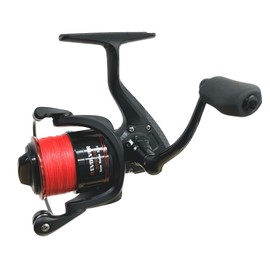 Hunter Pro Revolver Spinning reel with braid. 5+1 Ball Bearing