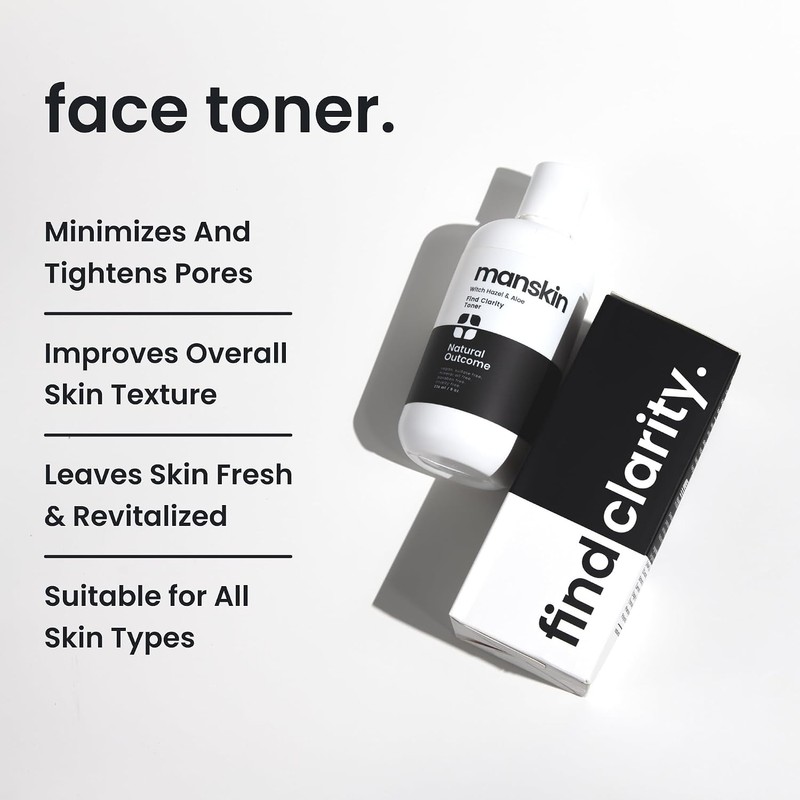 Natural Outcome Manskin Find Clarity Toner - 235 ml