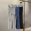 Women's Summer Lace-Up Faux Two-Piece Yoga String Pants with Buttock-Covering Design Slimming M/Grey 5ea