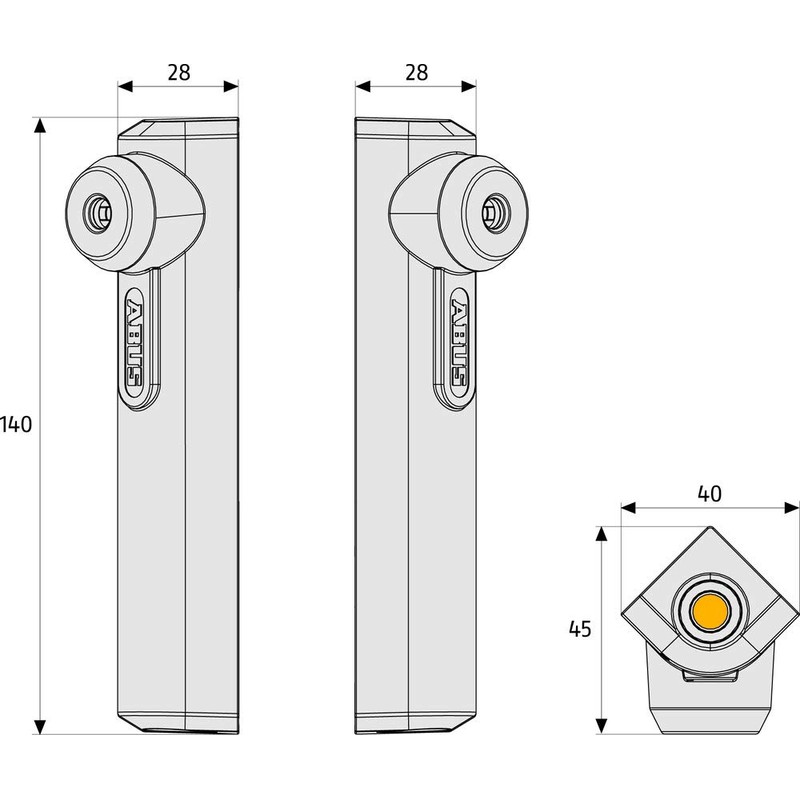 'ABUS 80521 FTS16 Window Lock 564352 White