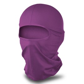 LONGKING Balaclava, Ski Mask, Balaclava for Men and Women, UV Protection, Windproof, Warm, Motorcycling, Snowboarding for Cycling, Outdoor Sports, purple