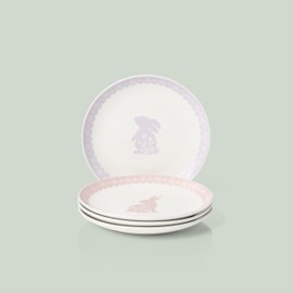 Oneida 898189 Bunny Hop Accent Plates, Set Of 4