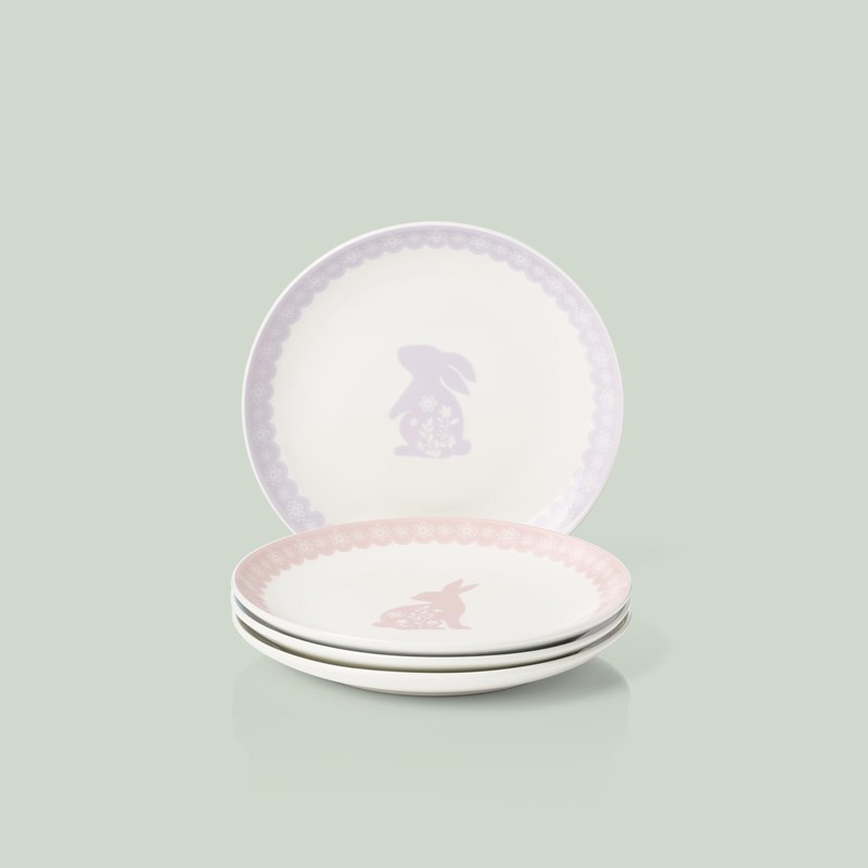 Oneida 898189 Bunny Hop Accent Plates, Set Of 4
