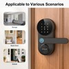 Smart WiFi Door Lock with Handle: SMONET Keyless Entry Lock