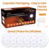 STAR-SPANGLED 6 Pack 2.8” Motion Sensor Lights Indoor AAA Battery
