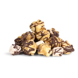 Chocolate S'mores Popcorn by Its Delish, 8 Oz Bulk Bag, Caramelized with Chocolate and Marshmallows Corn Snack - Dairy-Free, Kosher
