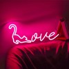 Neon sign wall decor (Pink Love)