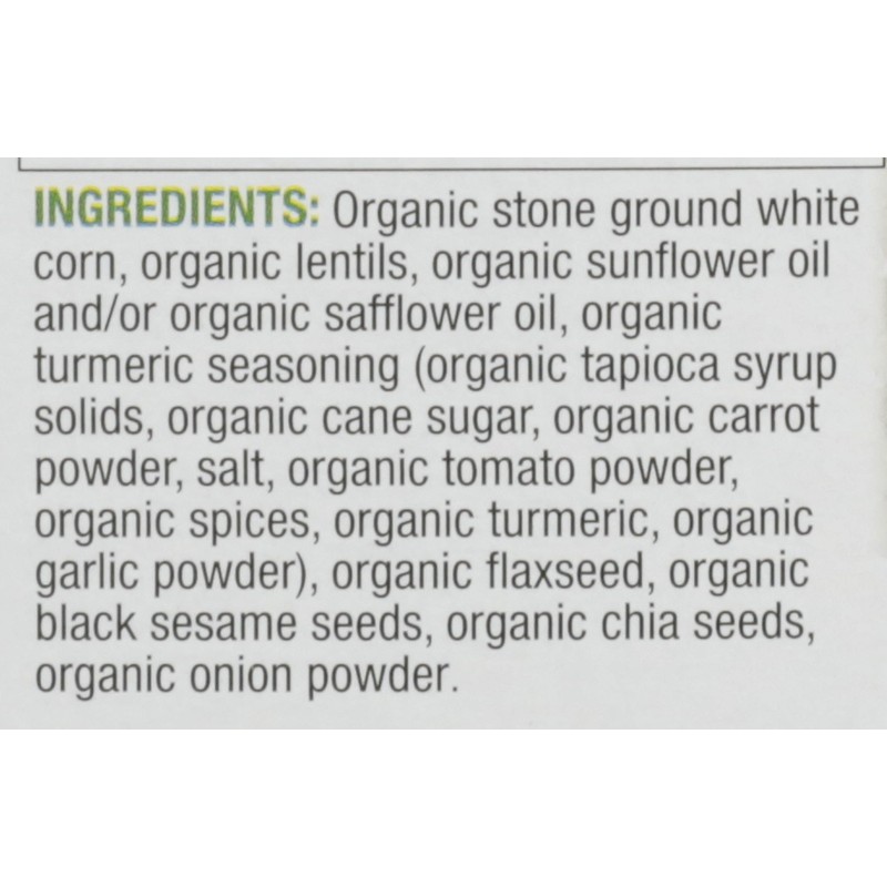 RW GARCIA Organic Lentil Turmeric Crackers, 5.5 OZ