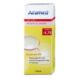 Acumed 55 Month Contact Lens, -1.00 Dioptres, Pack of 1