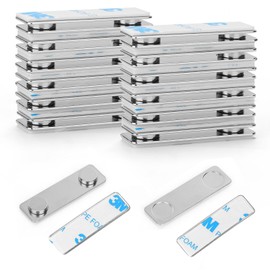 Ninyoon Magnetic Picture Hanger for Wall, Magnetic Picture Frame Poster Hanging System, Strong Wall Magnets Anti-Slip Design 1.7x0.5 inch (12 Pack)