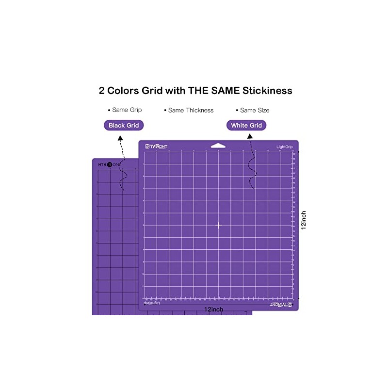 HTVRONT Strong Grip Cutting Mat for Cricut, 3 Pack Cutting