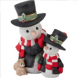 Precious Moments 241015 You Bring Warmth to The Season Annual Snowman Bisque Porcelain Figurine