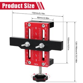 FSWWSF Adjustable Cabinet Door Installation Positioner Adjustable Positioner for Cabinet Doors Door Hinge Adjustment Tool Woodworking Tool for Effortless Alignment