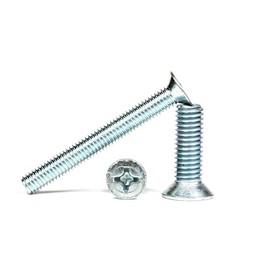 M5 (5mm x 8mm) Phillips Countersunk Machine Screws Flat Head Zinc Plated Steel DIN 965 (Pack of 20) G07B