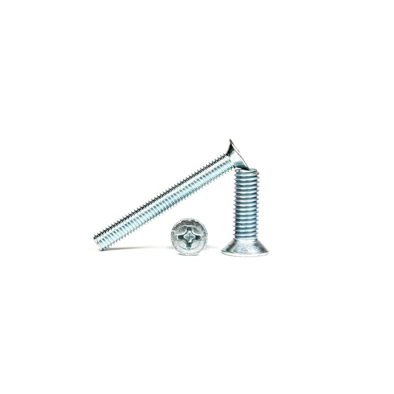 M5 (5mm x 8mm) Phillips Countersunk Machine Screws Flat Head