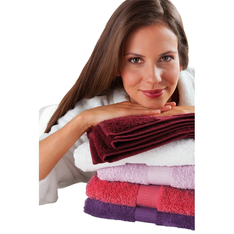 Cotonea Hand towel white size 50x100 cm