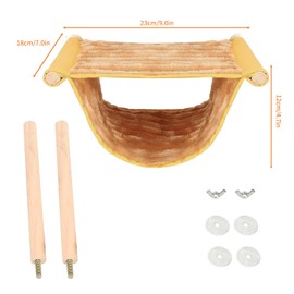 CLKE Bird Hammock, Budgie Toy, Budgie Accessories, Bird Toy, Bird Cage Accessories, Rat Accessories for Cage, Hammocks for Birds and Hamsters