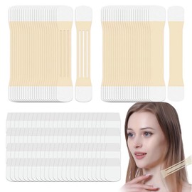48 Stück Lifting Tape für Gesicht und Hals,Sofortiger Lifting-Nackenpflaster,Neck Tape,Lifting Stripes Gesicht,Geeignet zur Straffung der am Hals und im Bereich der Schlaffen Augenpartie