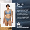 ExOfficio Women's Everyday Thong – Breathable, Lightweight Travel Underwear, Pond