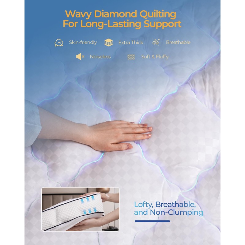 3 Inch Queen Mattress Topper, Extra Thick Memory Foam Mattress