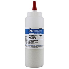 Disruption Beads for Yeast/Fungi, 0.5mm Bead Size, Zirconia/Silica Beads, 3.7 g/cc Density, 1 Pound Bottle