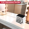 P.I.T. Mini White Tool Box, Portable 5-Drawer Micro Roll Cab