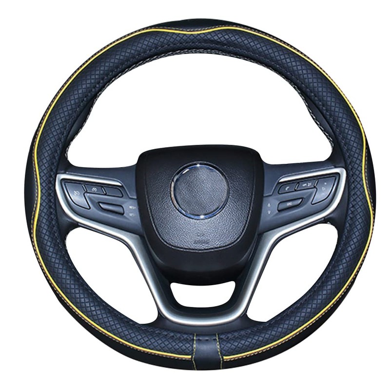 Mayco Bell Universal Standard Size Steering Wheel Cover Anti-Slip,Safety,Soft,Breathable,Durable,Full Surround,Comfortable