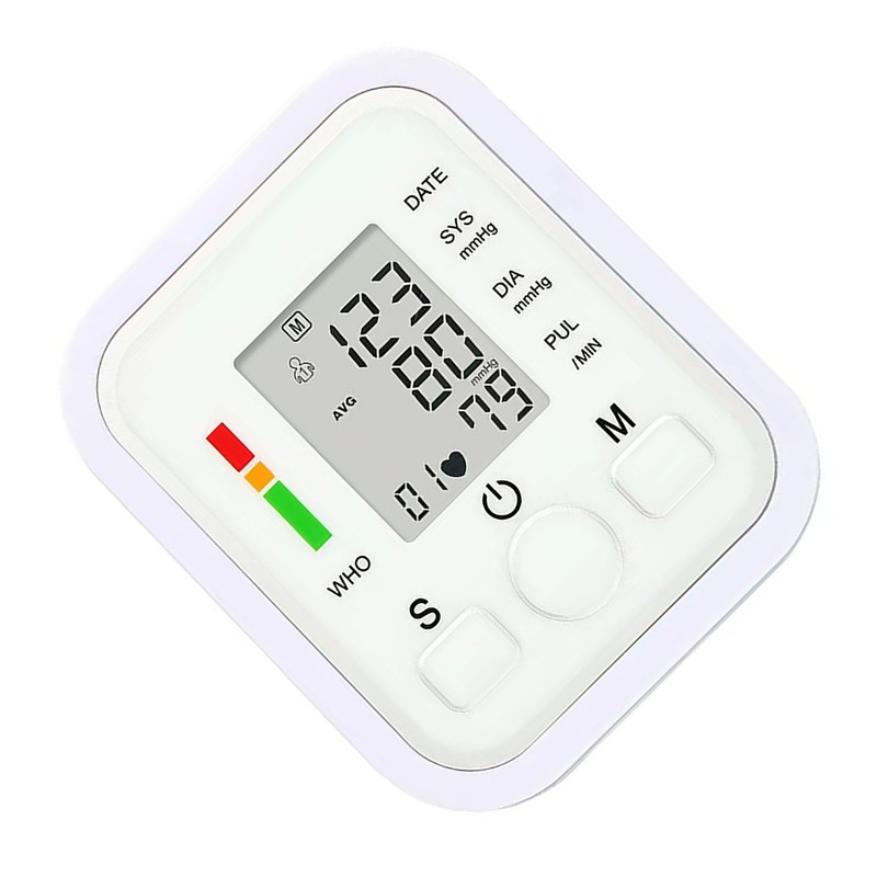 Household Electronic Arm Sphygmomanometer Backlight Blood Pressure Meter Monitor English