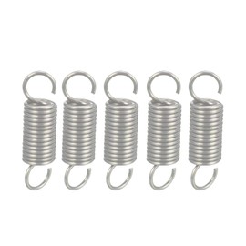 MACHSWON 5Pcs Extension Spring,Extension Spring Assortment Kit Diameter 0.059",OD 0.47",Free Length 1.97",Stainless Steel Springs,Small Spring Assortment for Home Repairs Machinery Construction