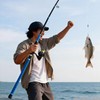 SHOUDE 9FT 4-Piece Travel Surf Fishing Rod, Saltwater Spinning Pole