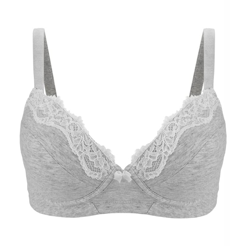 VANEVER Women's Maternity Bra Grey 42D