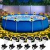 SUNCKET Solar Pool Lights for Framed Above Ground Pools, Waterproof