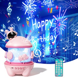 Planetarium Home Professional Skirfy Toy Indoor Planetarium with 24 Projection Films, Night Light, Remote Control, Nursing Light, 50 Songs Music, 5 Light Modes, Adjustable Volume, 60 Minutes Timer,
